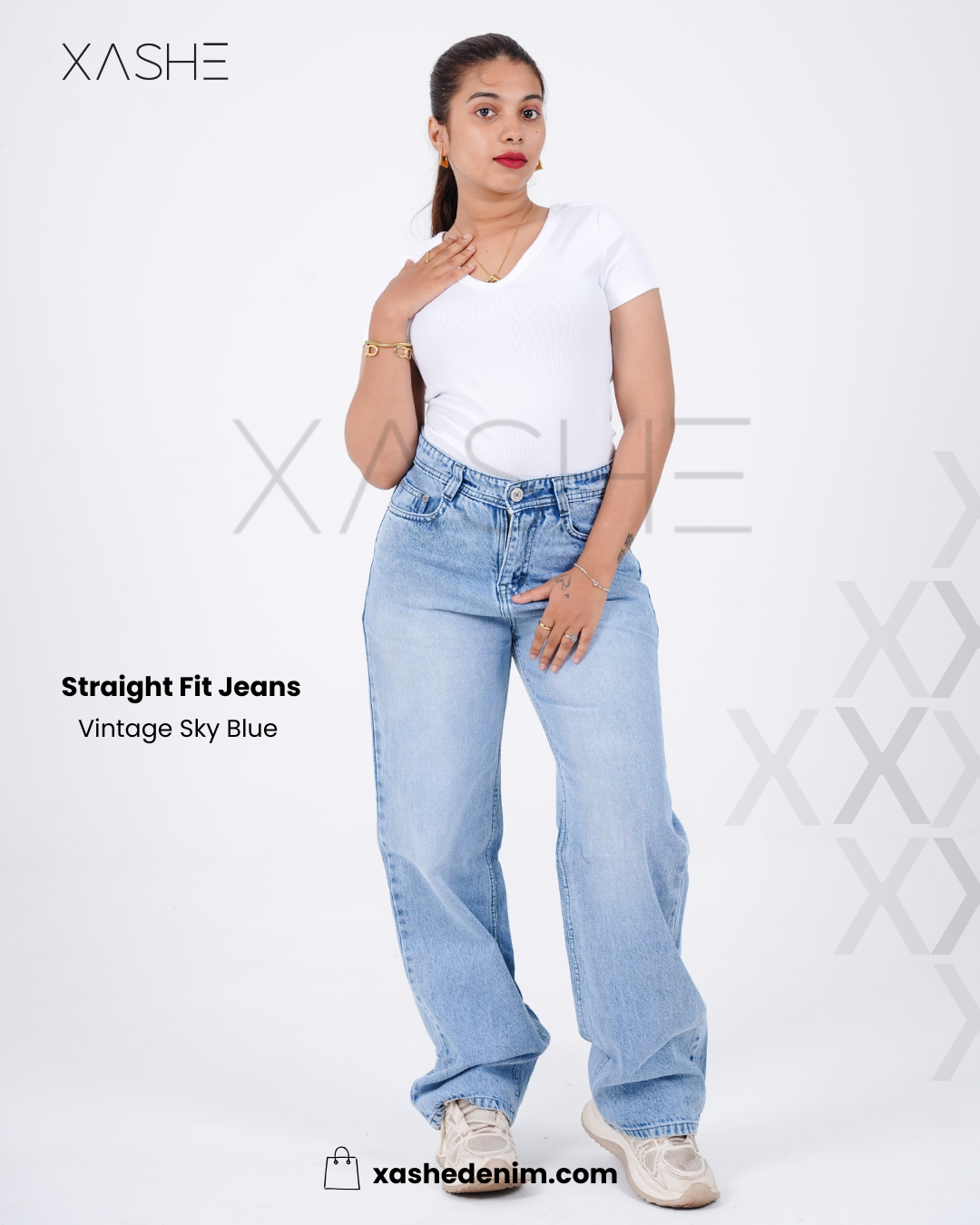 straight fit jeans