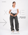 Women's Black Tinted Jeans
